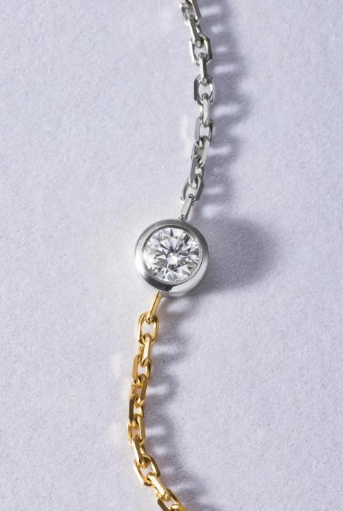 Bracelet chaîne Pure bicolor  Or Blanc - Redline - 0++