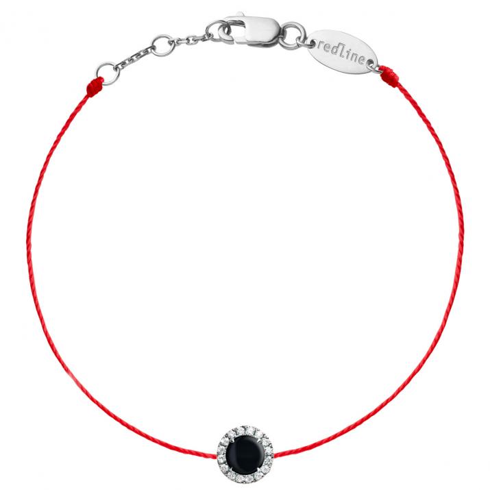 Bracelet Reine Onyx Or Blanc - Redline - 0++