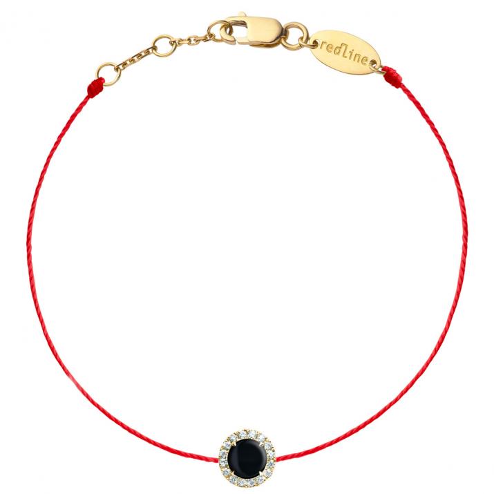 Bracelet Reine Onyx Or Jaune - Redline - 0++