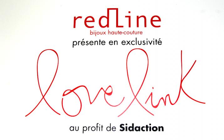 Bracelet fil rouge Sidaction argent - Redline - 0++