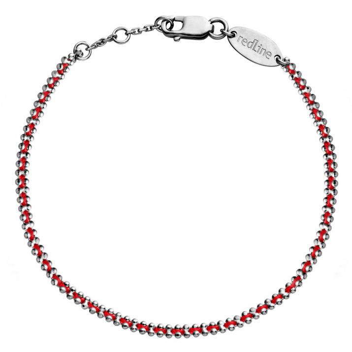 Bracelet homme fil et chaîne entrelacés en or noir - Redline - 0++