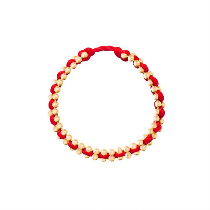 Bague fil Eclipse avec maille or jaune - Redline - 0++