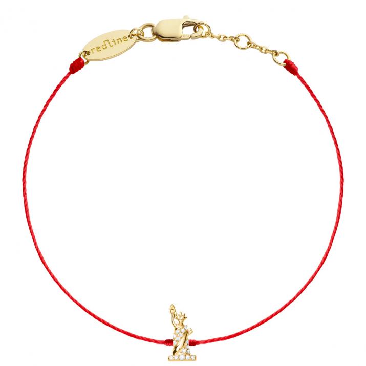 Bracelet fil Statue de la Liberté or jaune - Redline