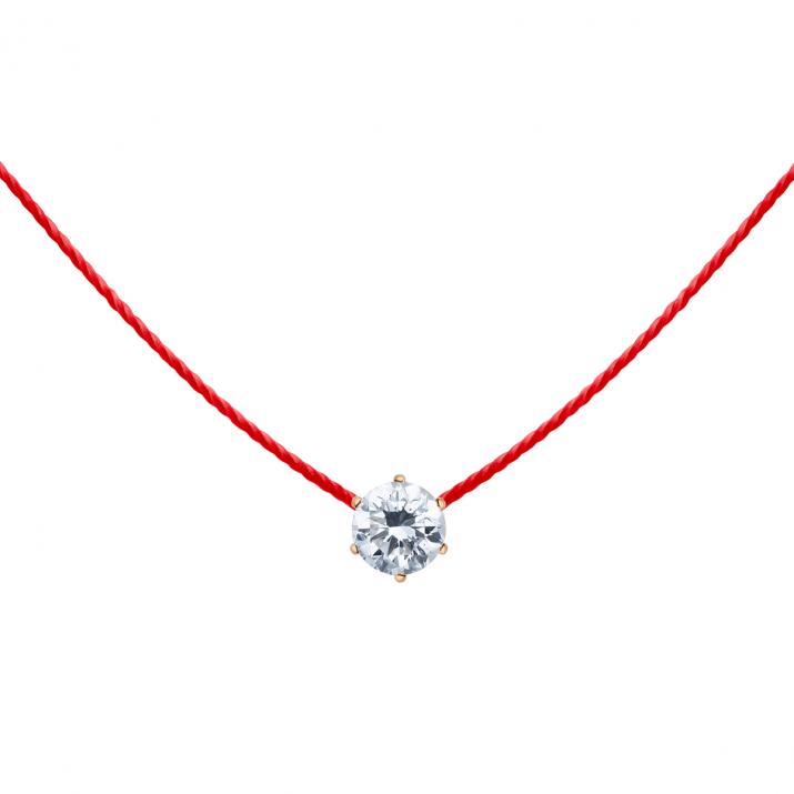 Collier fil diamant So Absolu en or jaune - Redline
