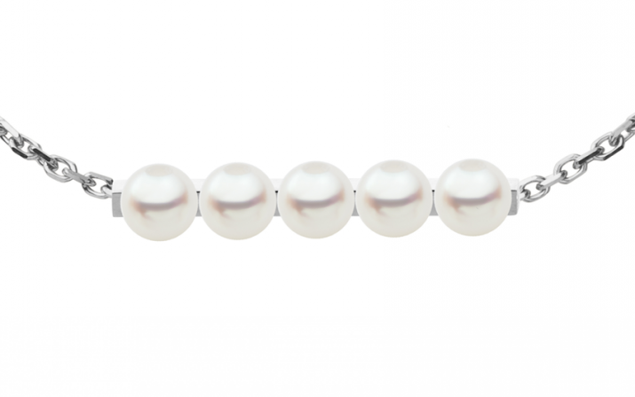 Chain Bracelet Empire Akoya White Gold RedLine Jewelry - Redline - 0++