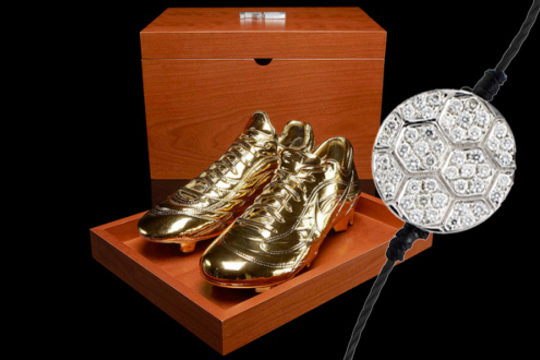 Des baskets en or by nike