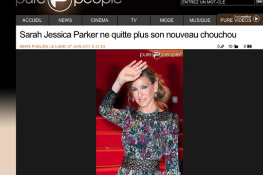 Sarah Jessica Parker ne quitte plus son nouveau chouchou