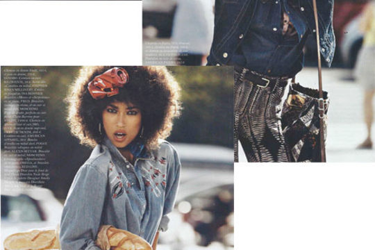 3 pages dans le Vogue du mois d'Aout !
