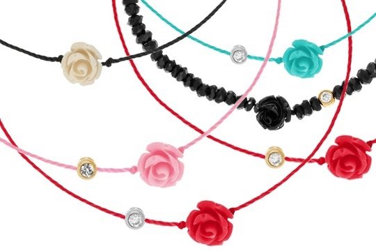 Une rose et un diamant