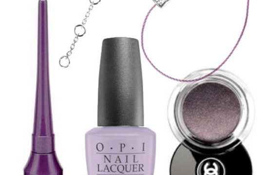 La tendance make-up de l’hiver : le violet !