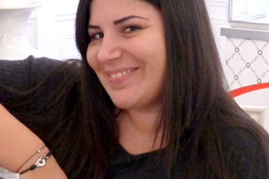 Céline, heureuse gagnante du concours Redline