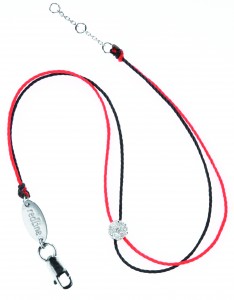 Bracelet Illusion duo rouge et noir - En diamant et en or 18 carats - En vente sur www.redline-boutique.com - 285 euros
