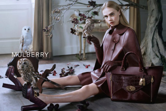 Cara Delevigne pour Mulberry