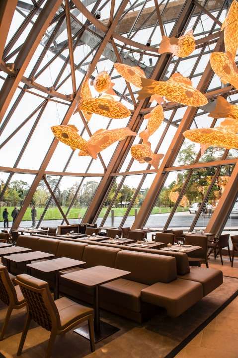 Ouverture de la Fondation Louis Vuitton à côté du Jardin d’Acclimatation, Restaurant le franck