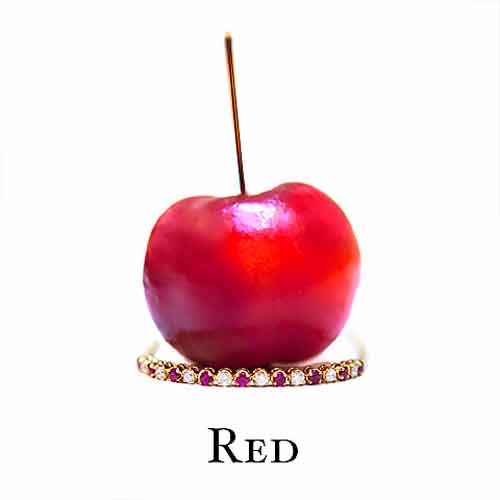 Redline bracelet Marilyn en or diamants et rubis Redline bracelet fil or et diamants