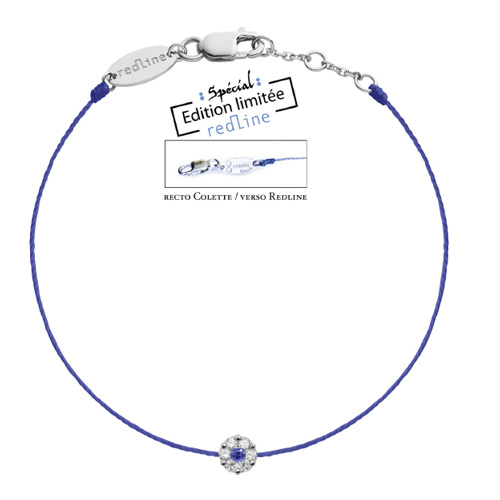 Redline bracelet Illusion fil bleu