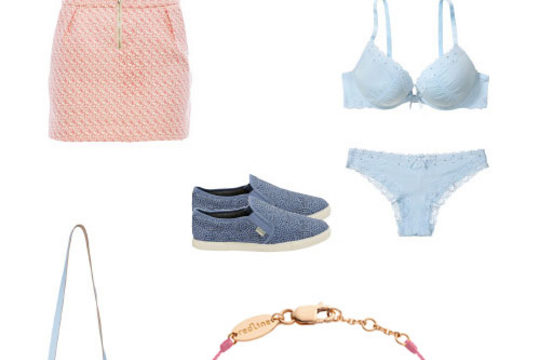 En rose & bleu