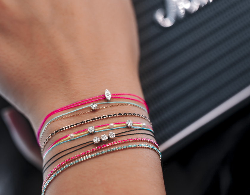 bracelet fils redline fluo