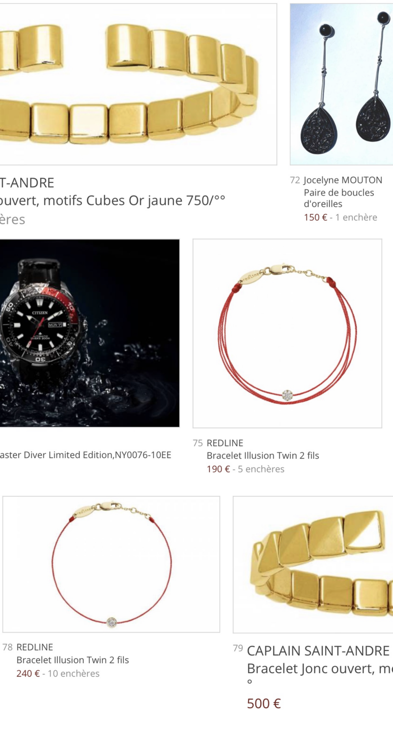 Redline-bracelet-fil diamant