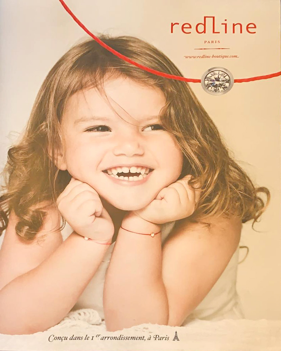 Publicité Redline Enfant dans le magazine Marie Claire