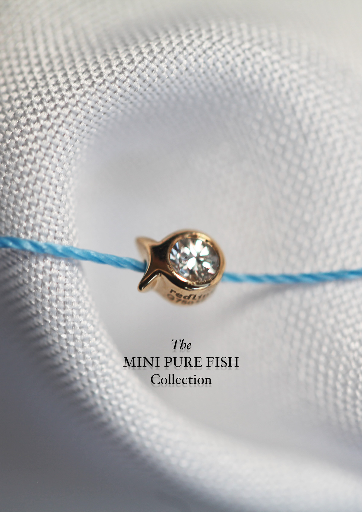nouvelle collection Redline Paris, bijoux poisson en or 18 carat