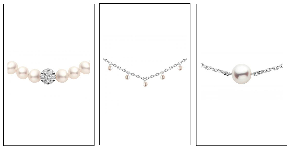Sélection bijoux français en perles blanches Akoya pour femme ou enfants