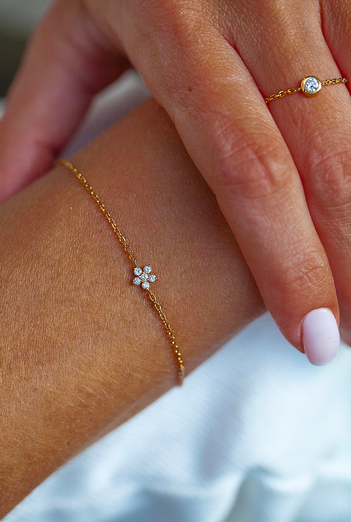 Bracelet en or rose Nova diamant