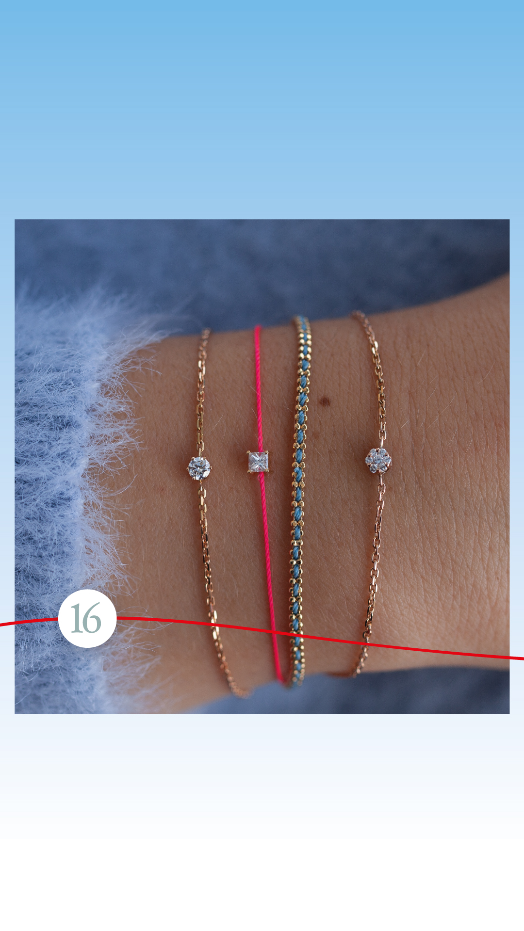 bracelet fin en or