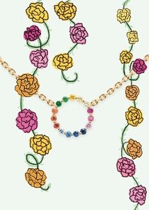 Aurelange-saphirs-collier-rainbow-fleur-or-diamant-redline-bijoux-fil-rouge-couleur