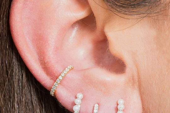 Boucles d'oreilles Redline perles