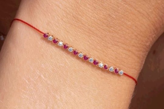 Bracelet Marilyn Redline fils rouge
