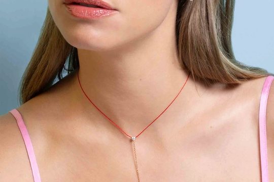 Collier mi-fil mi-chaîne