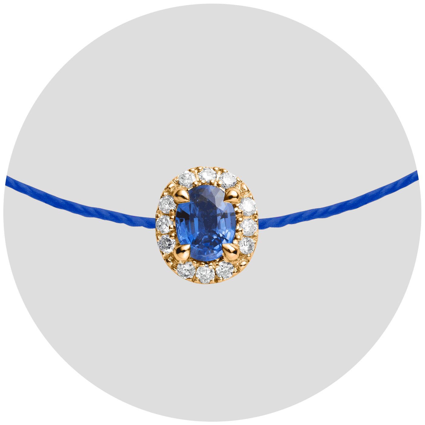 Quand le saphir se mèle au diamant