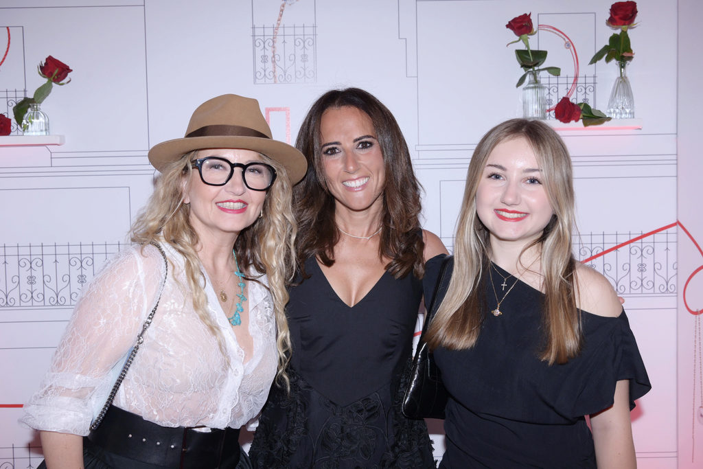 Christelle chollet avec sa fille et laetitia cohen skalli redline