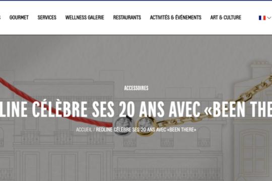 Redline x Galeries Lafayette Haussmann : une collaboration exclusive pour célébrer les 20 ans de la Maison