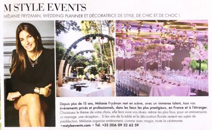 M STYLE EVENTS MELANIE ASSOUS